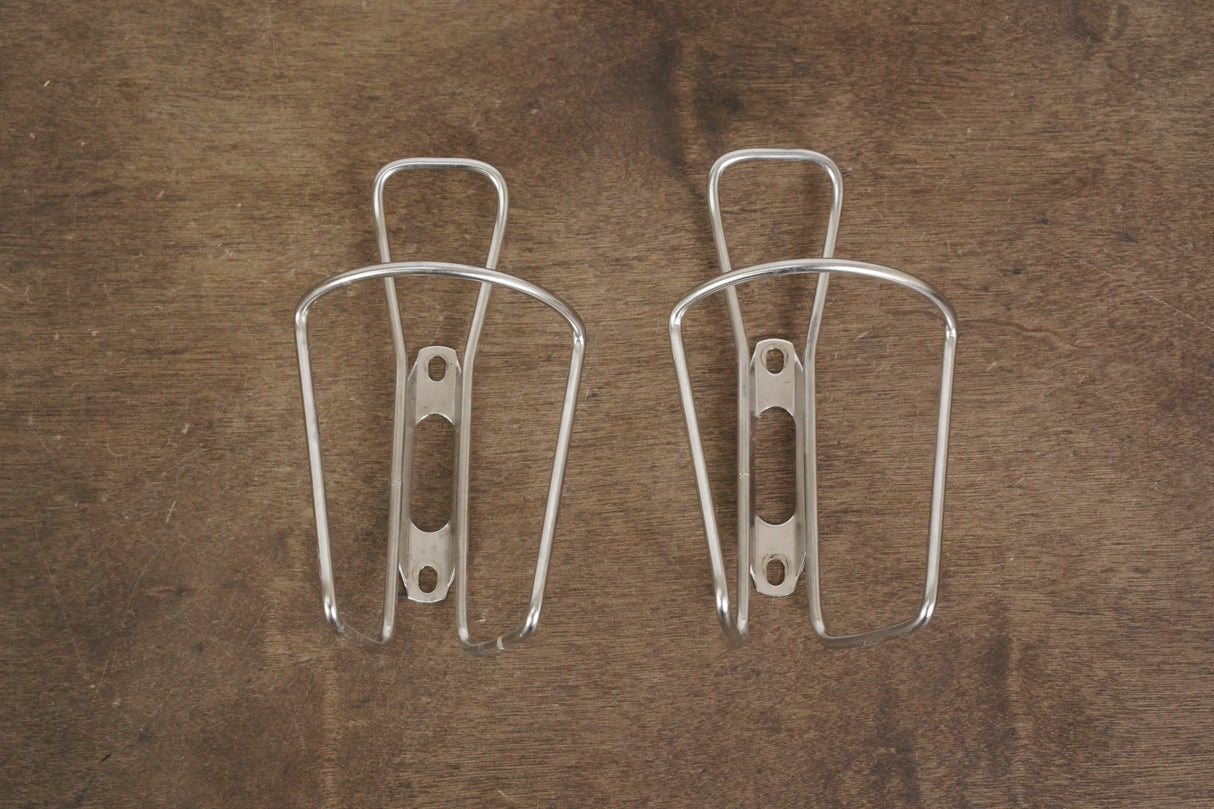 (2) Steel Water Bottle Cages 159g