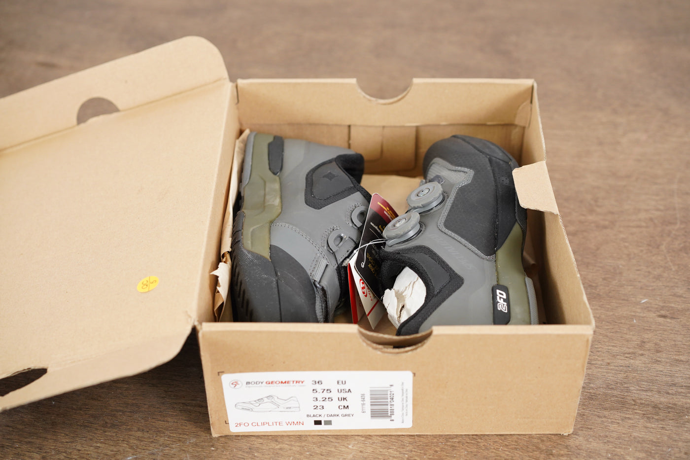NEW Size 36 (EU) 5.75 (US) Specialized 2FO ClipLite BOA MTB Shoes