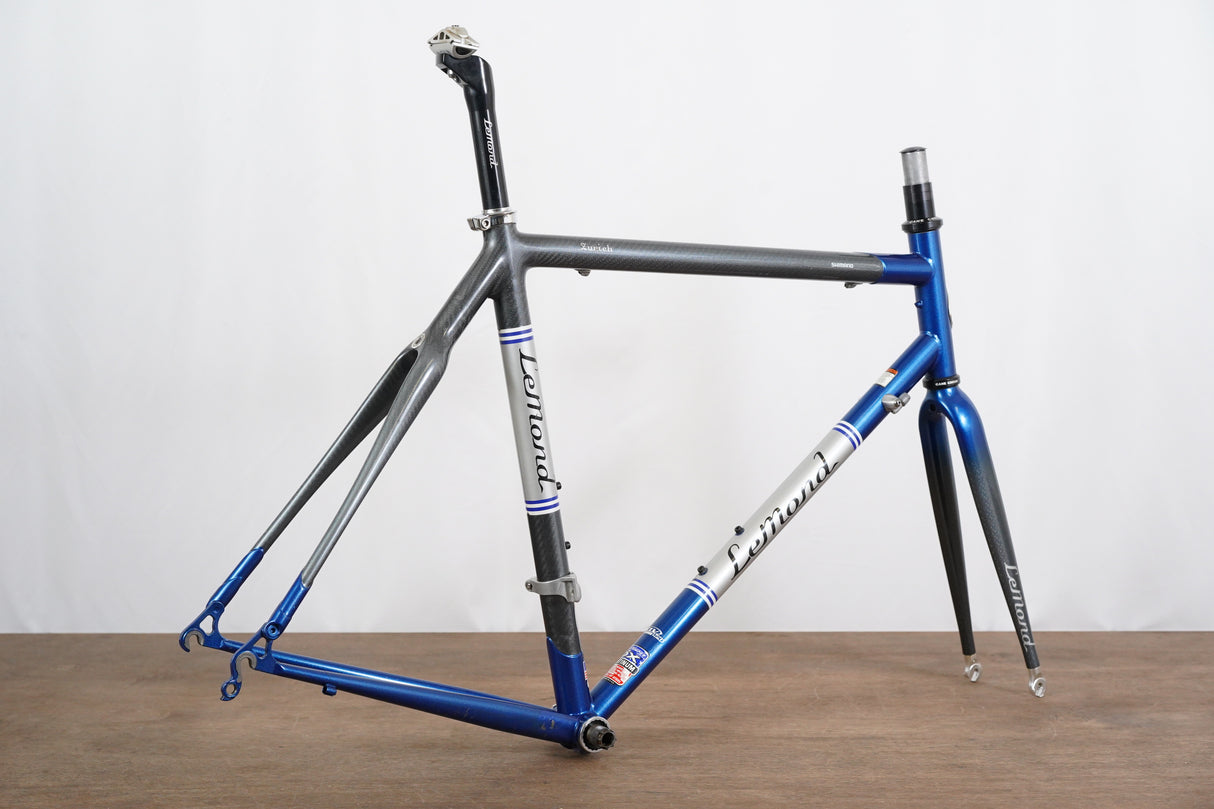 56cm LeMond Zurich Carbon Steel Rim Brake Road Frameset