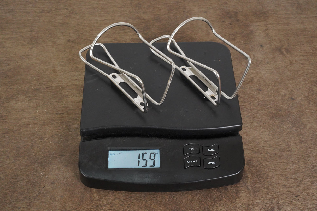 (2) Steel Water Bottle Cages 159g