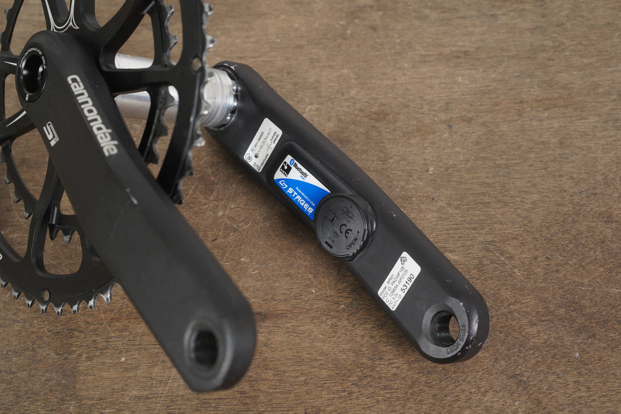 172.5mm 52/36T Cannondale Si Spidering Hollowgram Stages Power Meter Crankset