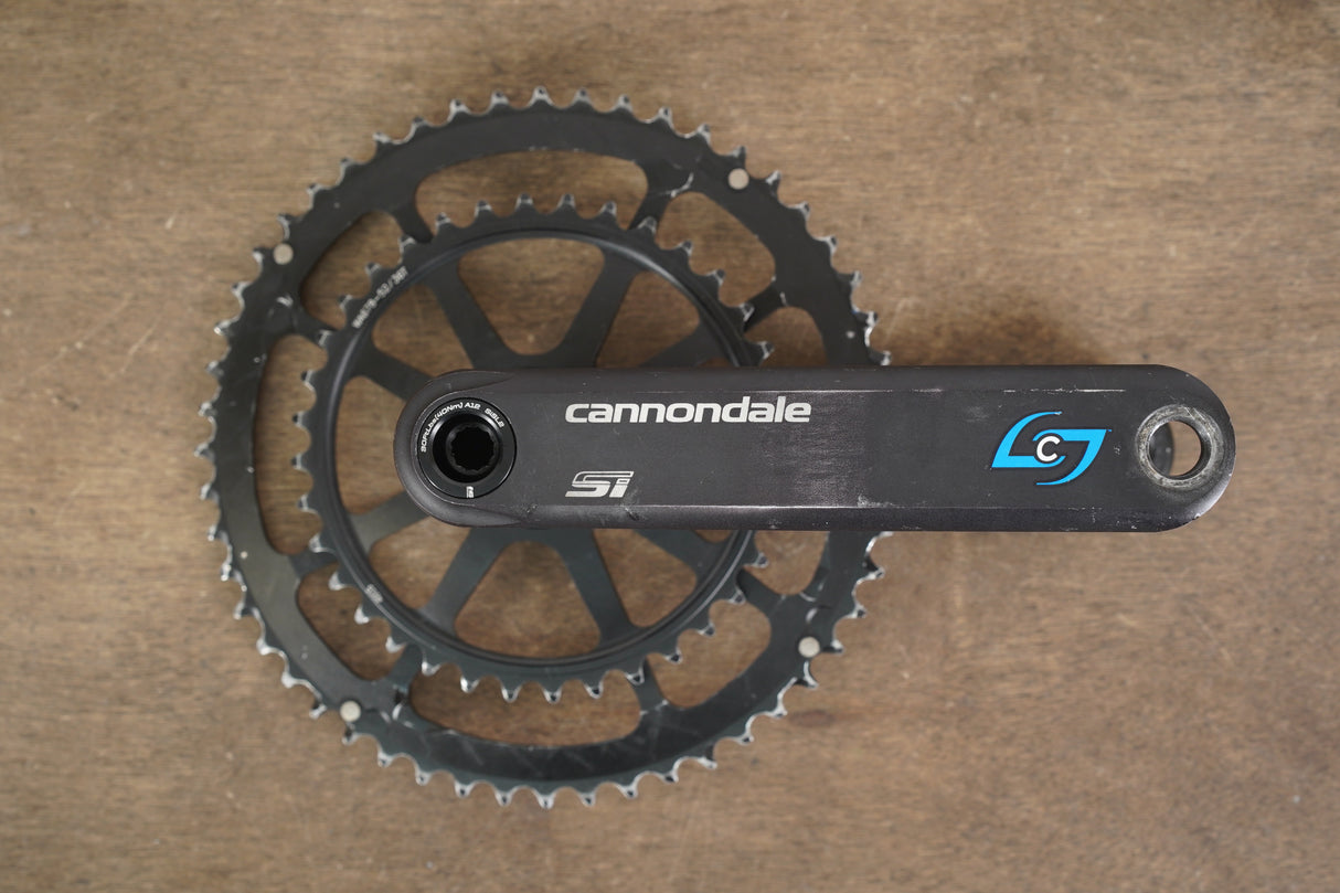 172.5mm 52/36T Cannondale Si Spidering Hollowgram Stages Power Meter Crankset