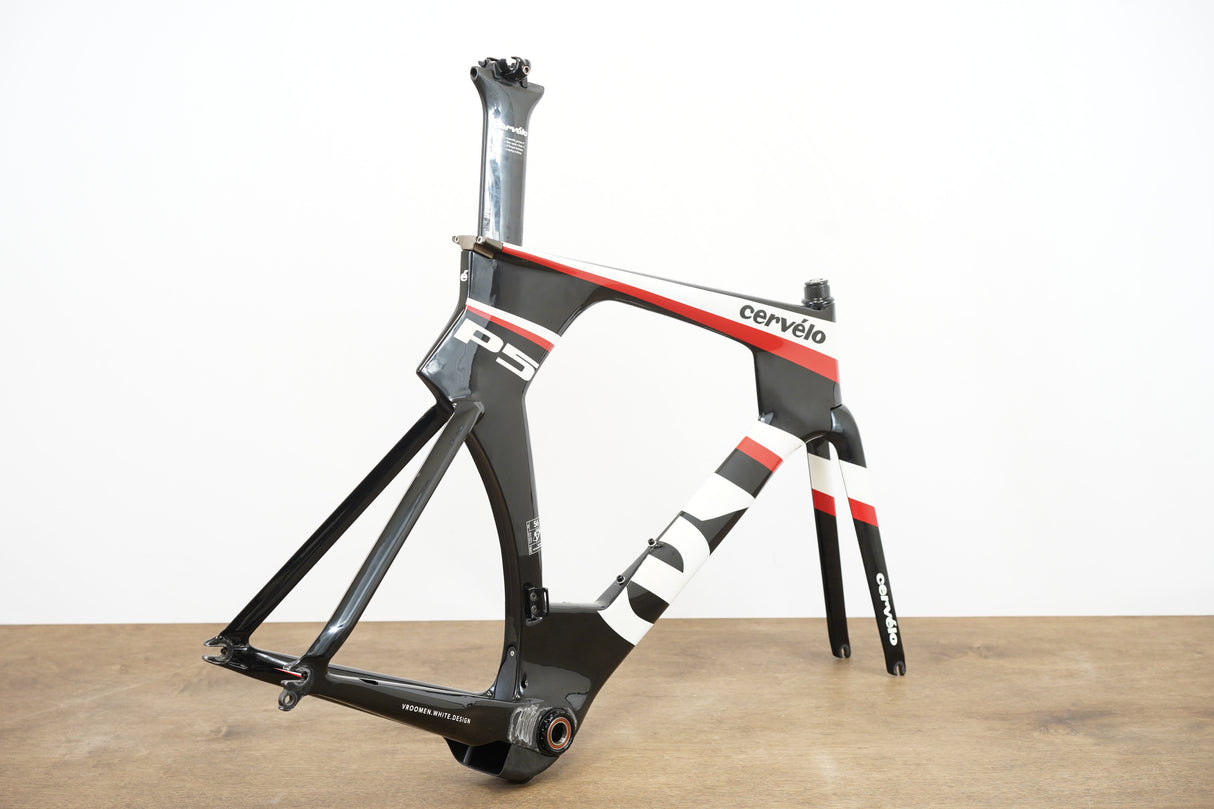 56cm Cervelo P5 TT Triathlon Carbon Rim Brake Frameset