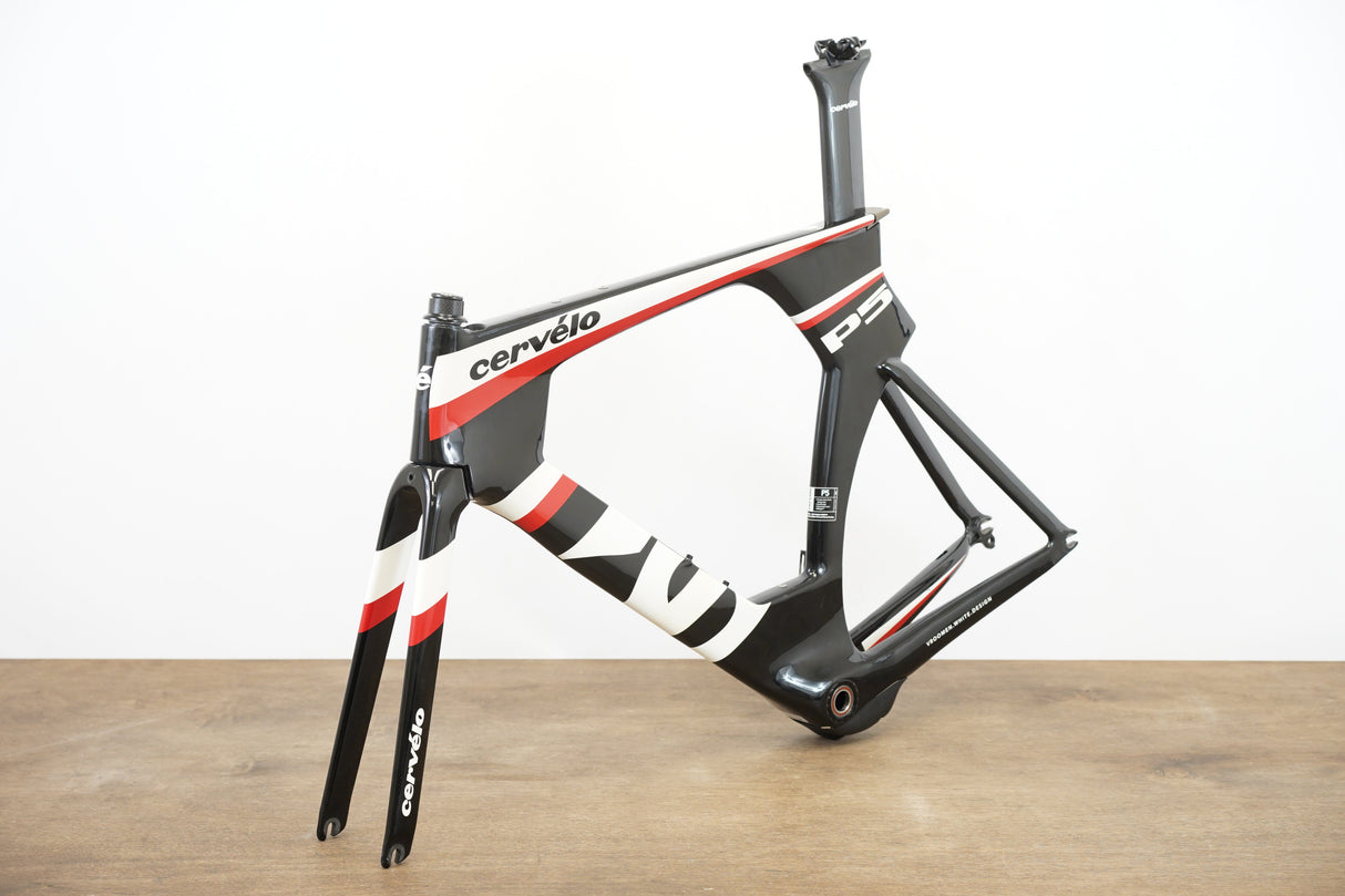 56cm Cervelo P5 TT Triathlon Carbon Rim Brake Frameset