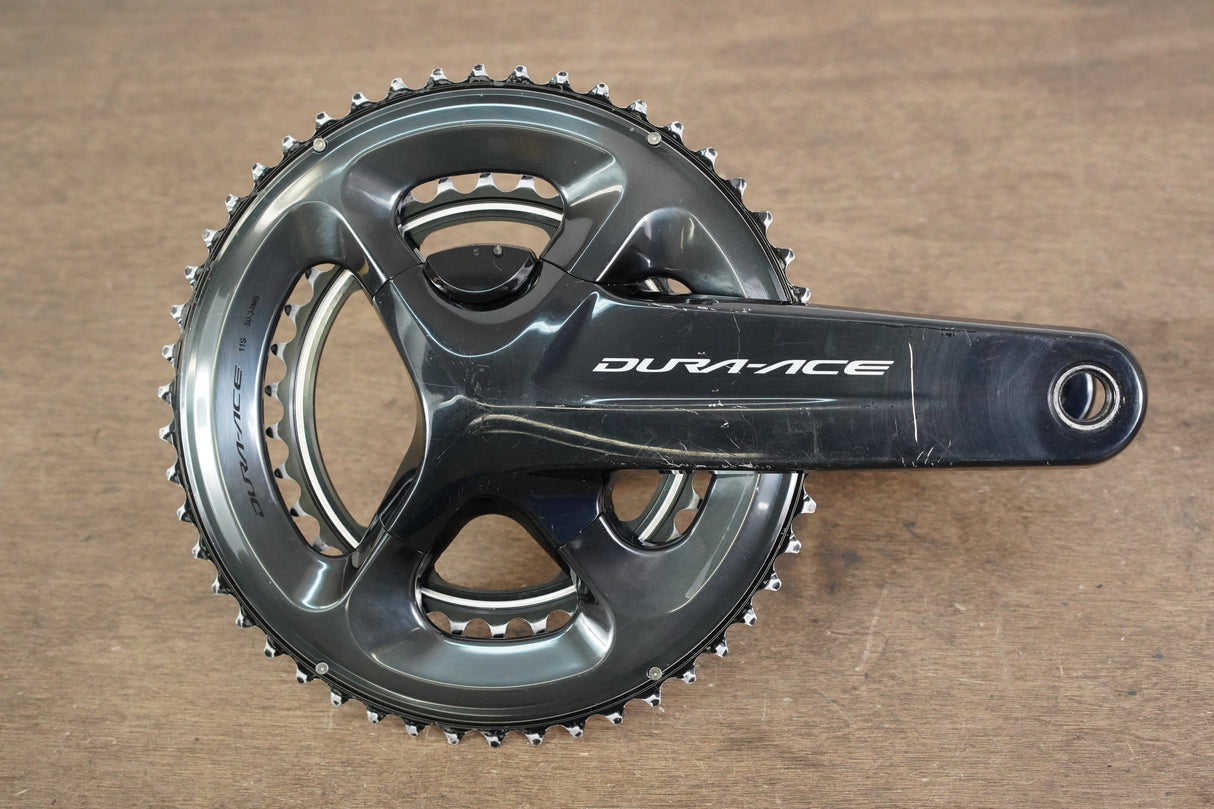 172.5mm 50/34T Shimano Dura Ace FC-R9100-P Dual Sided Power Meter Crankset 9100