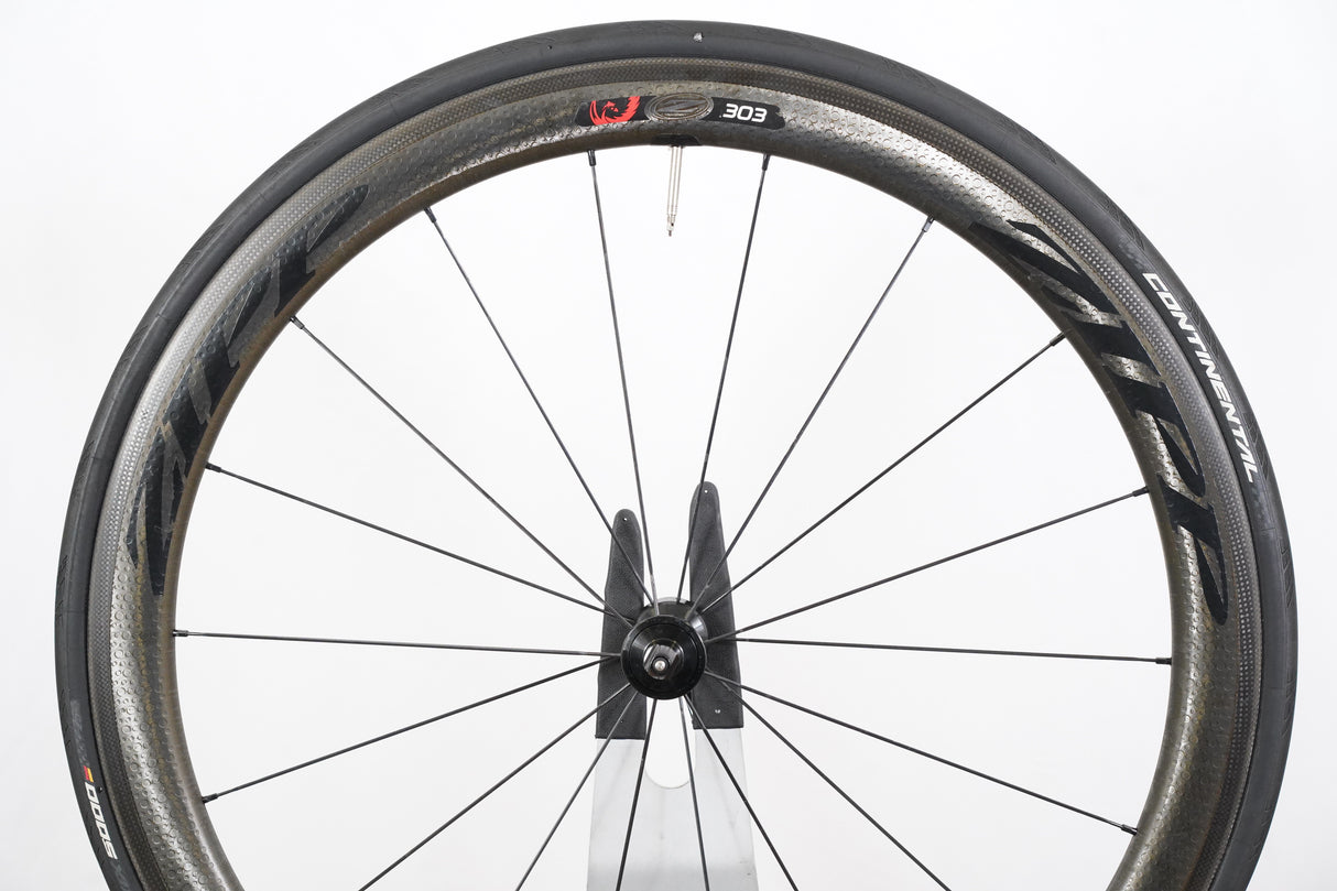 FRONT Zipp 303 Firecrest 77/177 Clincher Carbon Rim Brake Wheel