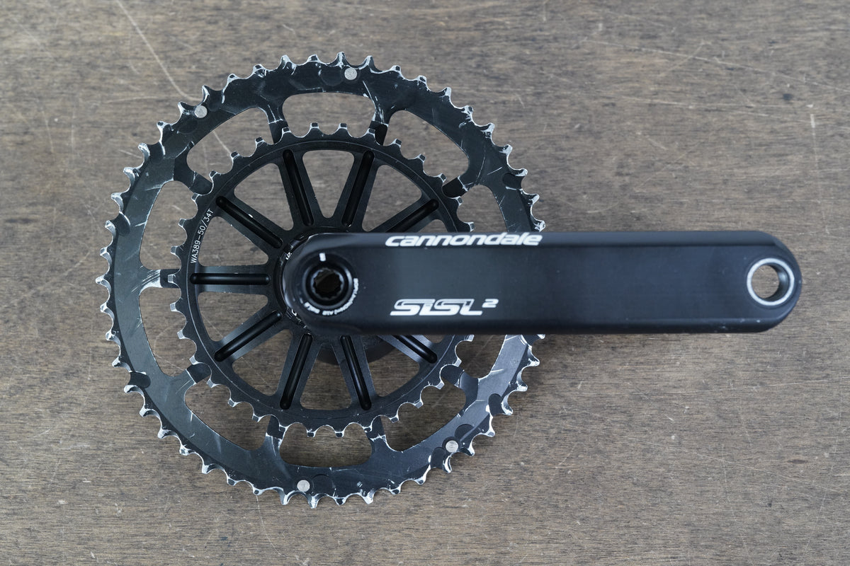 170mm 50/34T BB30 Cannondale SiSL2 Spidering Hollowgram Road Crankset 505g
