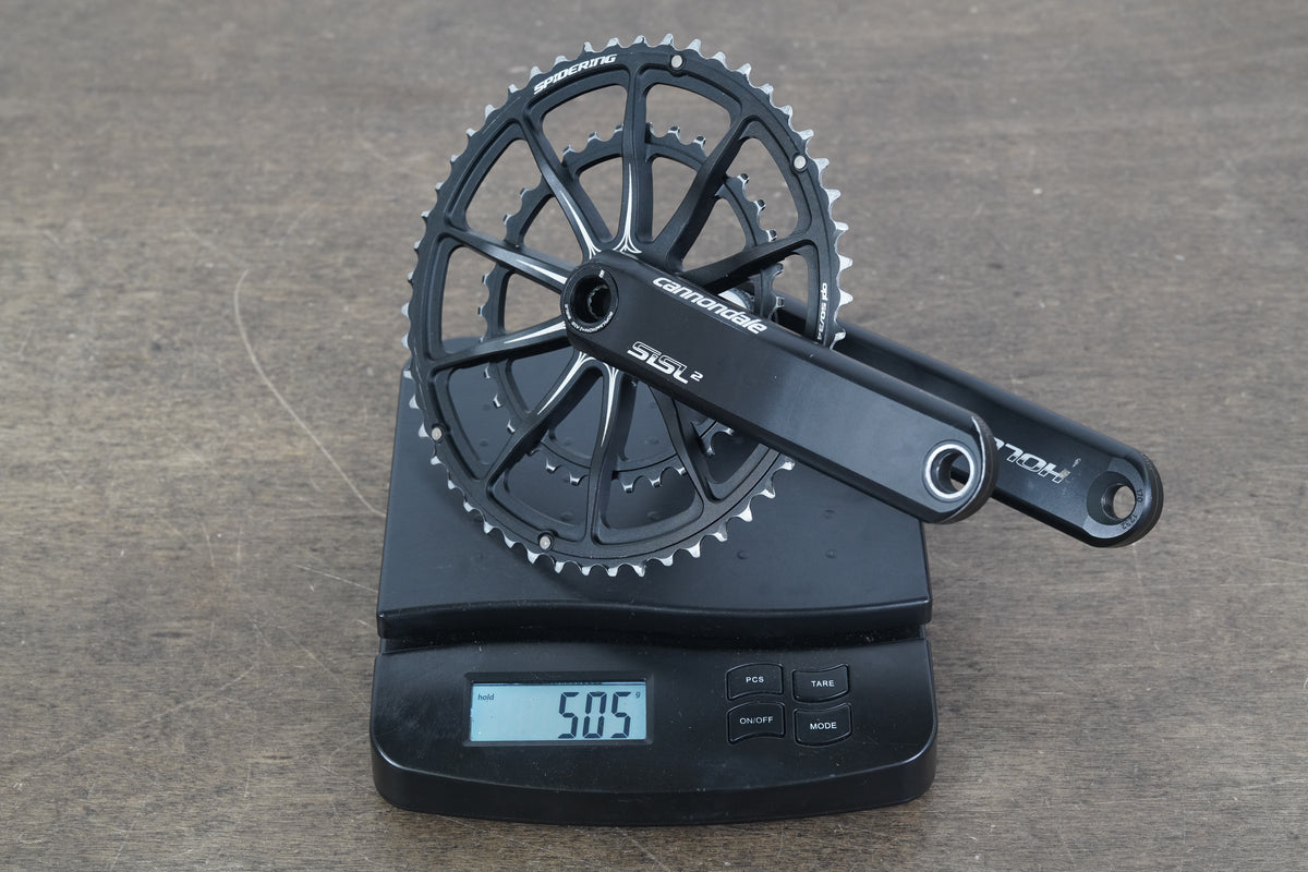 170mm 50/34T BB30 Cannondale SiSL2 Spidering Hollowgram Road Crankset 505g