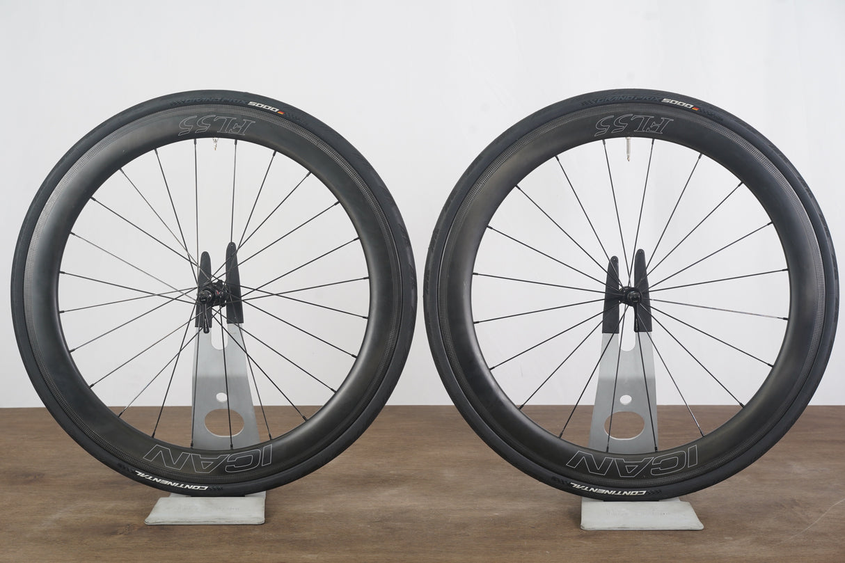 ICAN FL55 Novatec Carbon Rim Brake Wheelset Shimano/SRAM 11 Speed