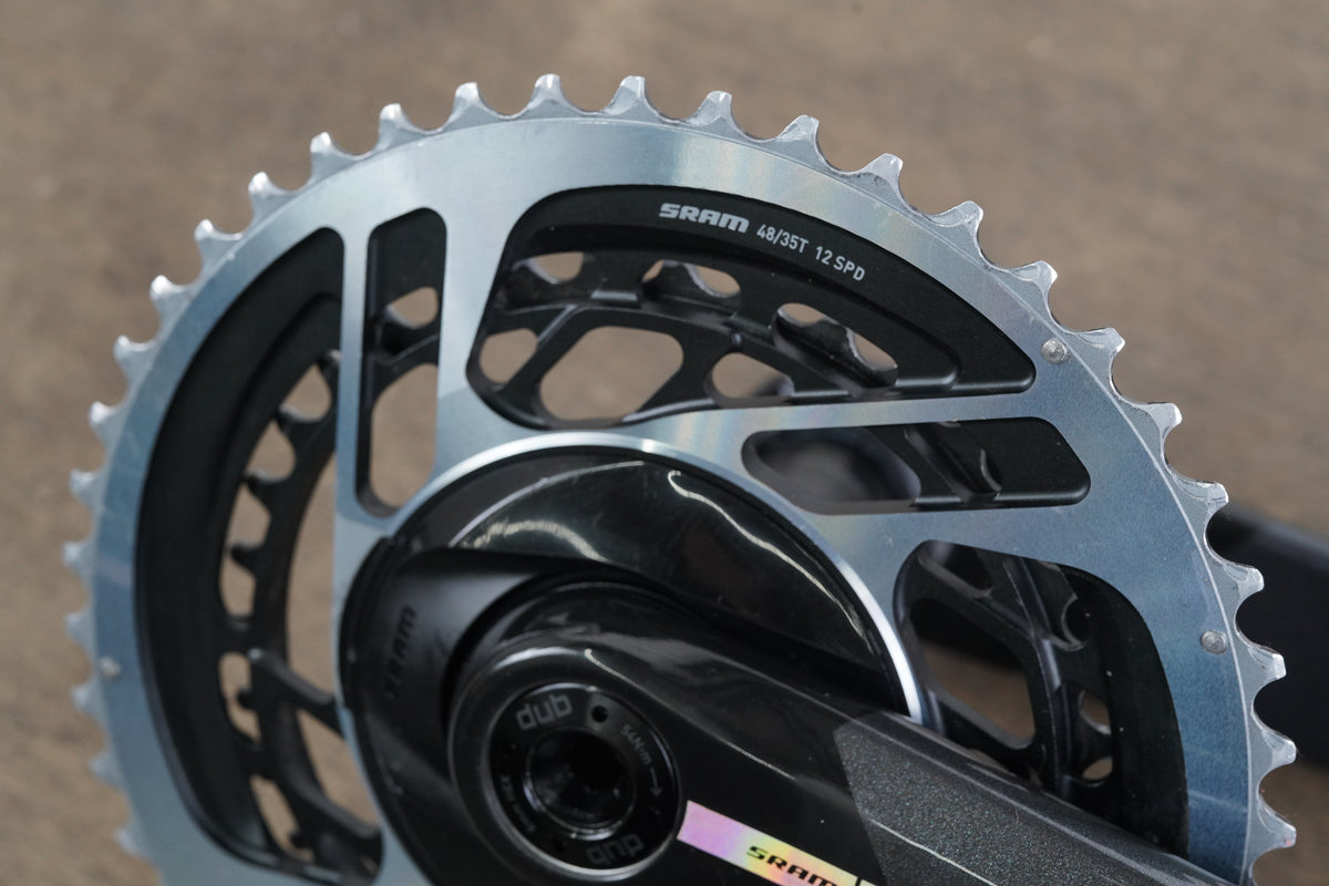165mm 48/35T DUB SRAM Force AXS D2 12 Speed Road Crankset 714g