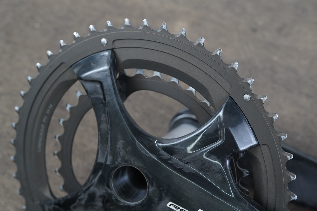 170mm 50/34T Campagnolo Record 11 Speed Carbon Crankset 643g