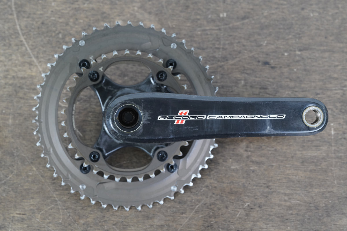 170mm 50/34T Campagnolo Record 11 Speed Carbon Crankset 643g