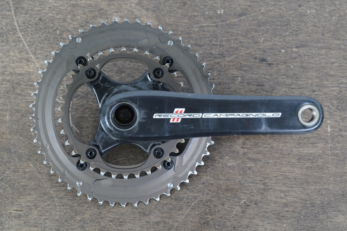 170mm 50/34T Campagnolo Record 11 Speed Carbon Crankset 643g