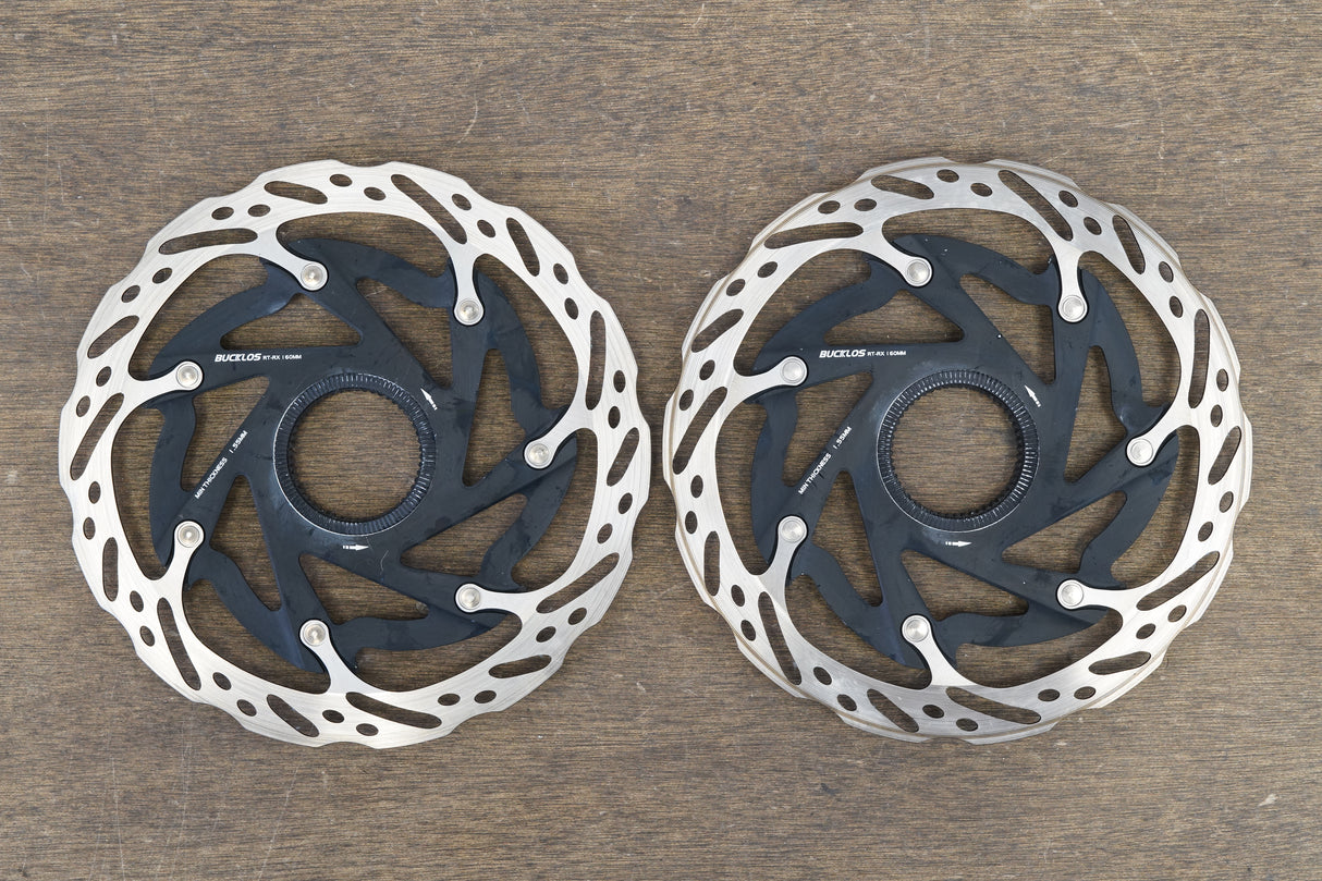 (2) 160mm Bucklos RT-RX Center Lock Disc Brake Rotors