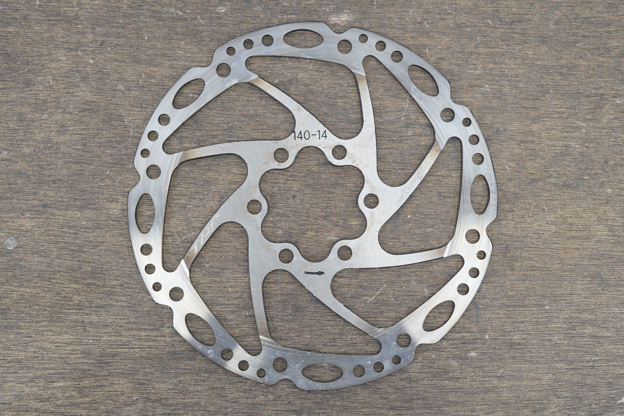 (1) 140mm Tektro 140-14 6 BOLT Disc Brake Rotor Road Gravel CX MTB