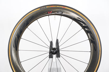 FRONT Zipp 404 Firecrest 77/177 Clincher Carbon Rim Brake Wheel