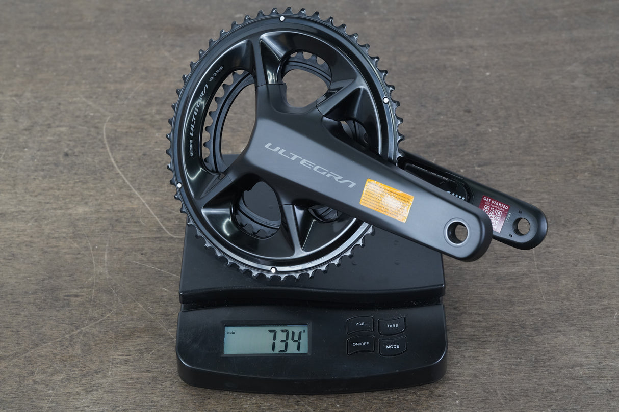 NEW 170mm 52/36T Shimano Ultegra FC-R8100 4iiii Power Meter 12 Speed Crankset