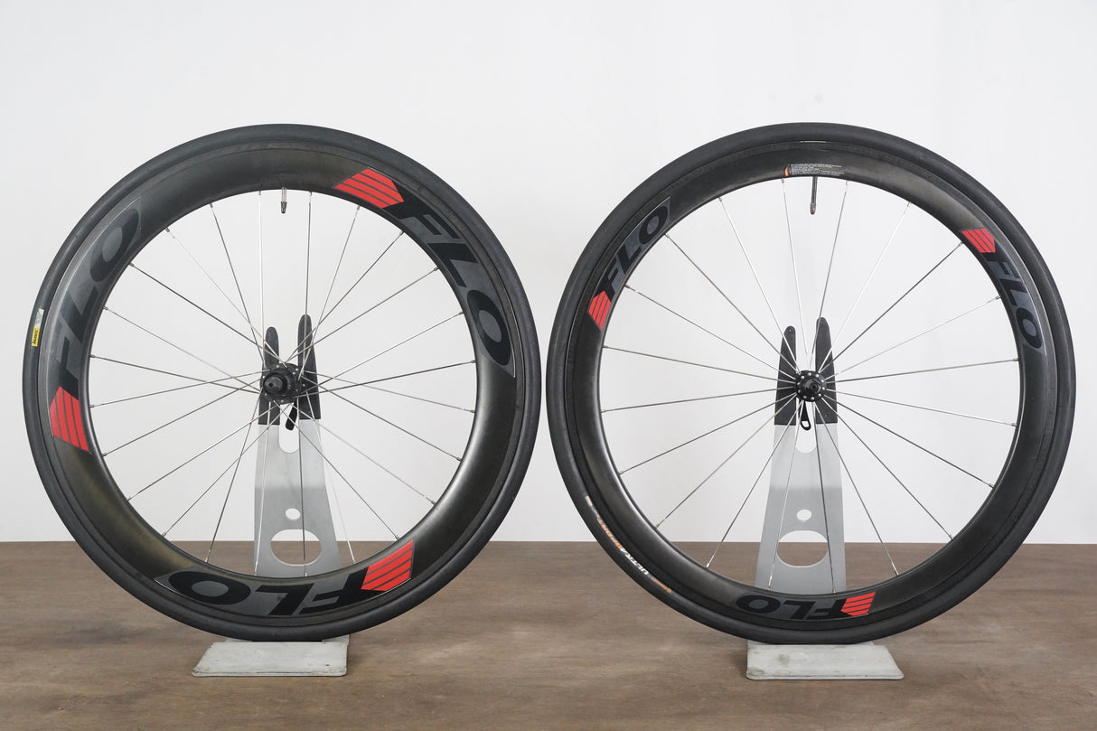 FLO Carbon Clincher Rim Brake Wheelset Shimano/SRAM 11 Speed