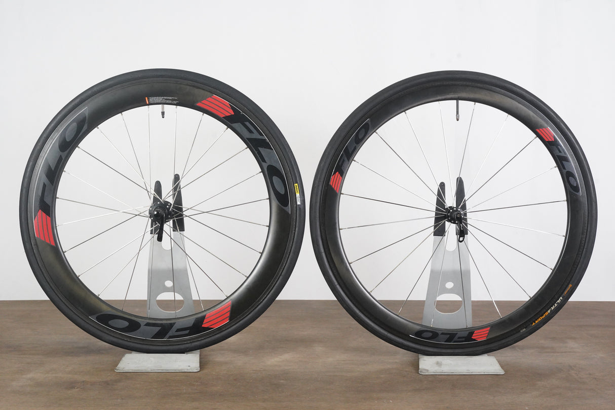 FLO Carbon Clincher Rim Brake Wheelset Shimano/SRAM 11 Speed