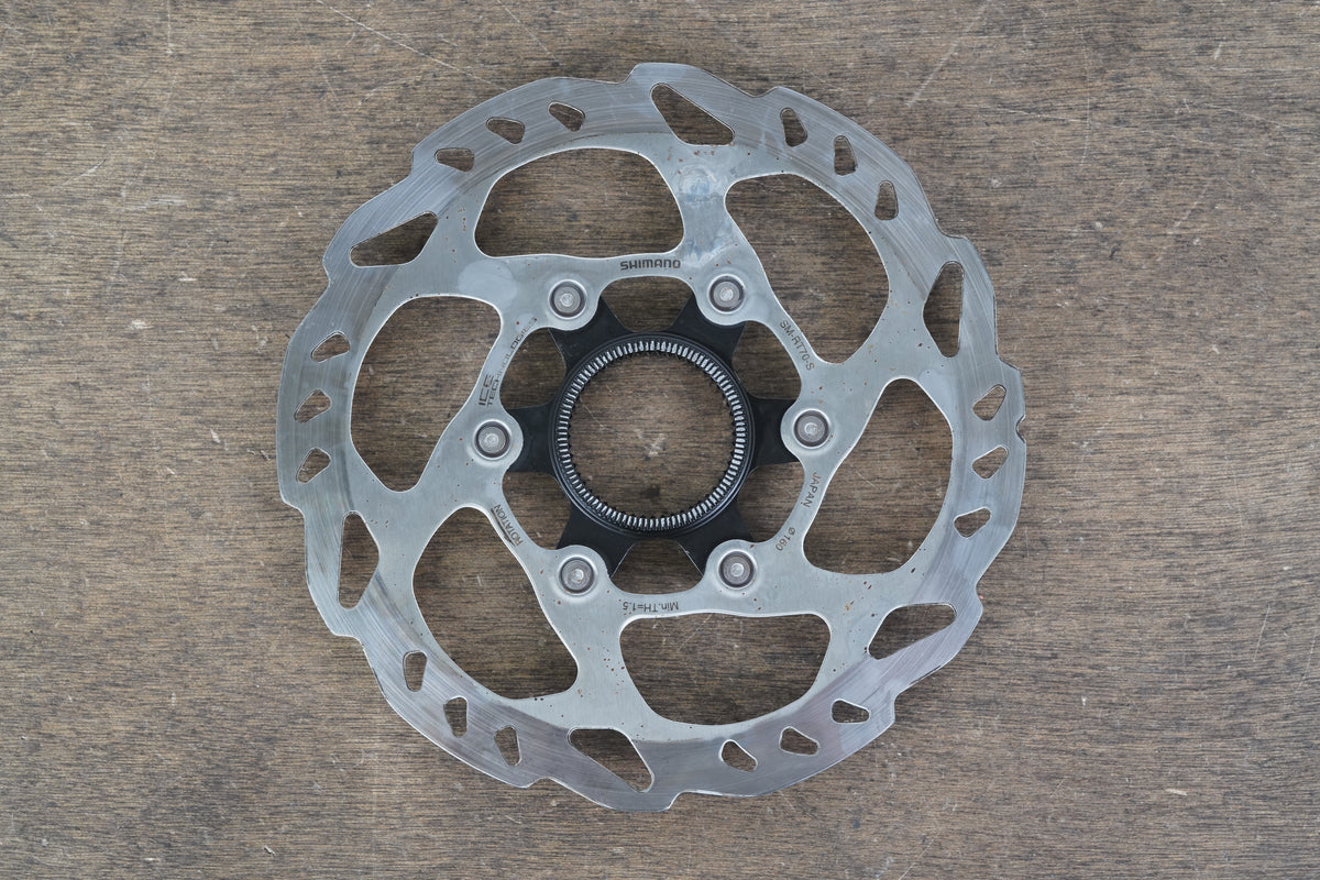 (1) 160mm Shimano SLX SM-RT70-S Center Lock Disc Brake Rotor 133g