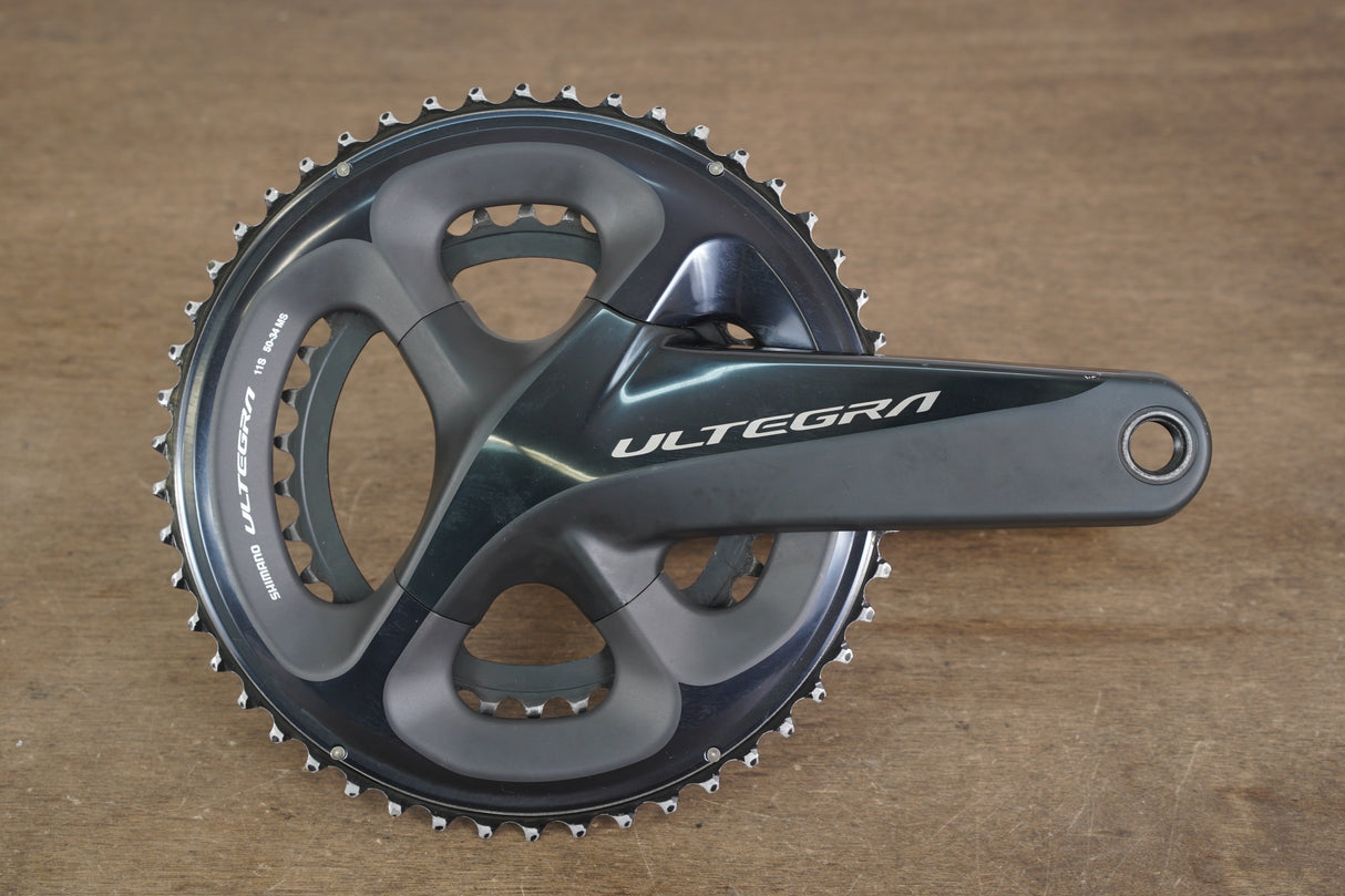 165mm 50/34T Shimano Ultegra FC-R8000 11 Speed Crankset 8000