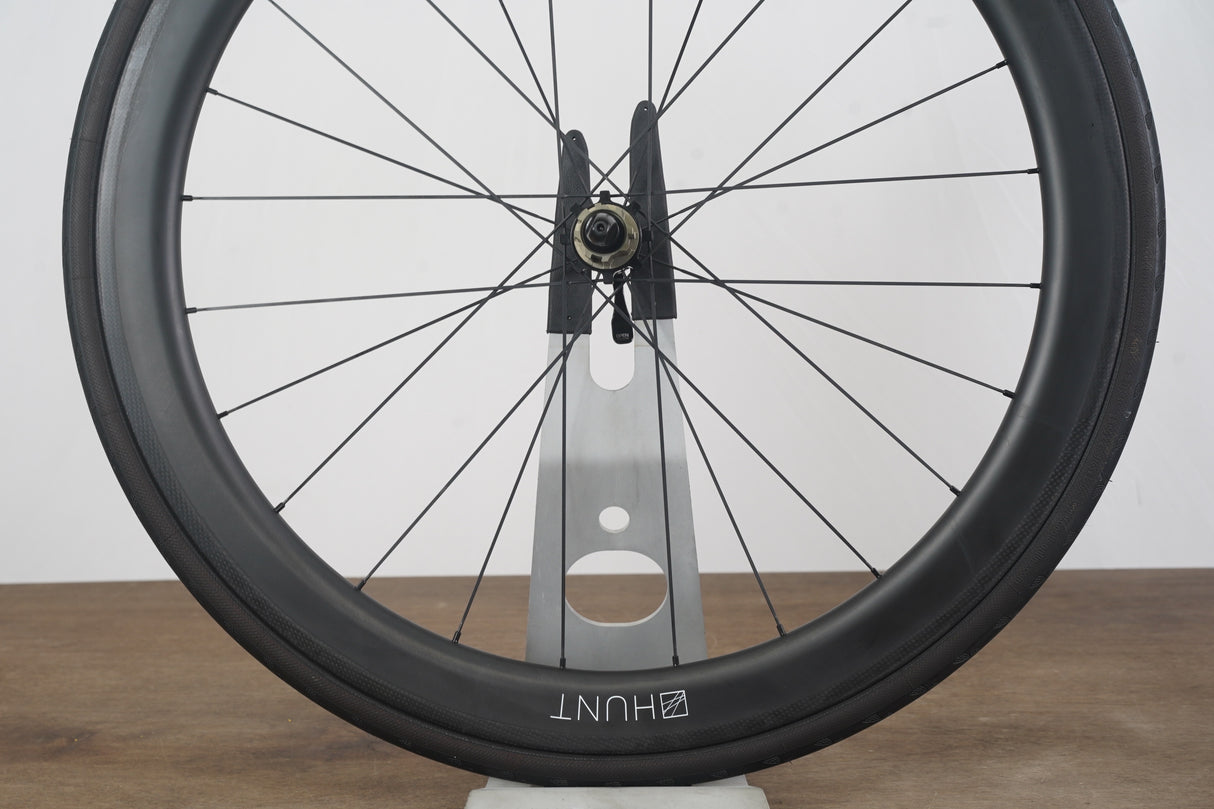 Hunt 50 Carbon Tubeless Clincher Rim Brake Wheelset Campagnolo 11 Speed