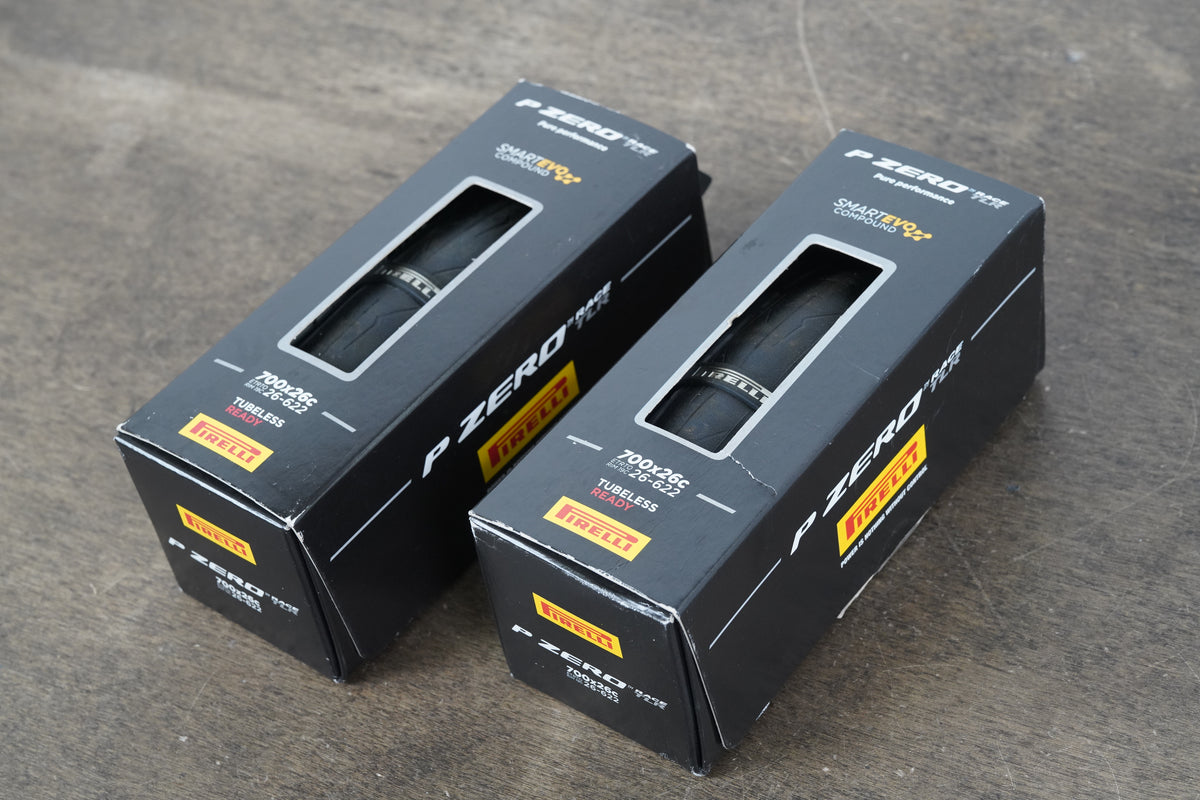 NEW (2) 700x26c 26mm Pirelli P Zero Race TLR Tubeless Road Tires