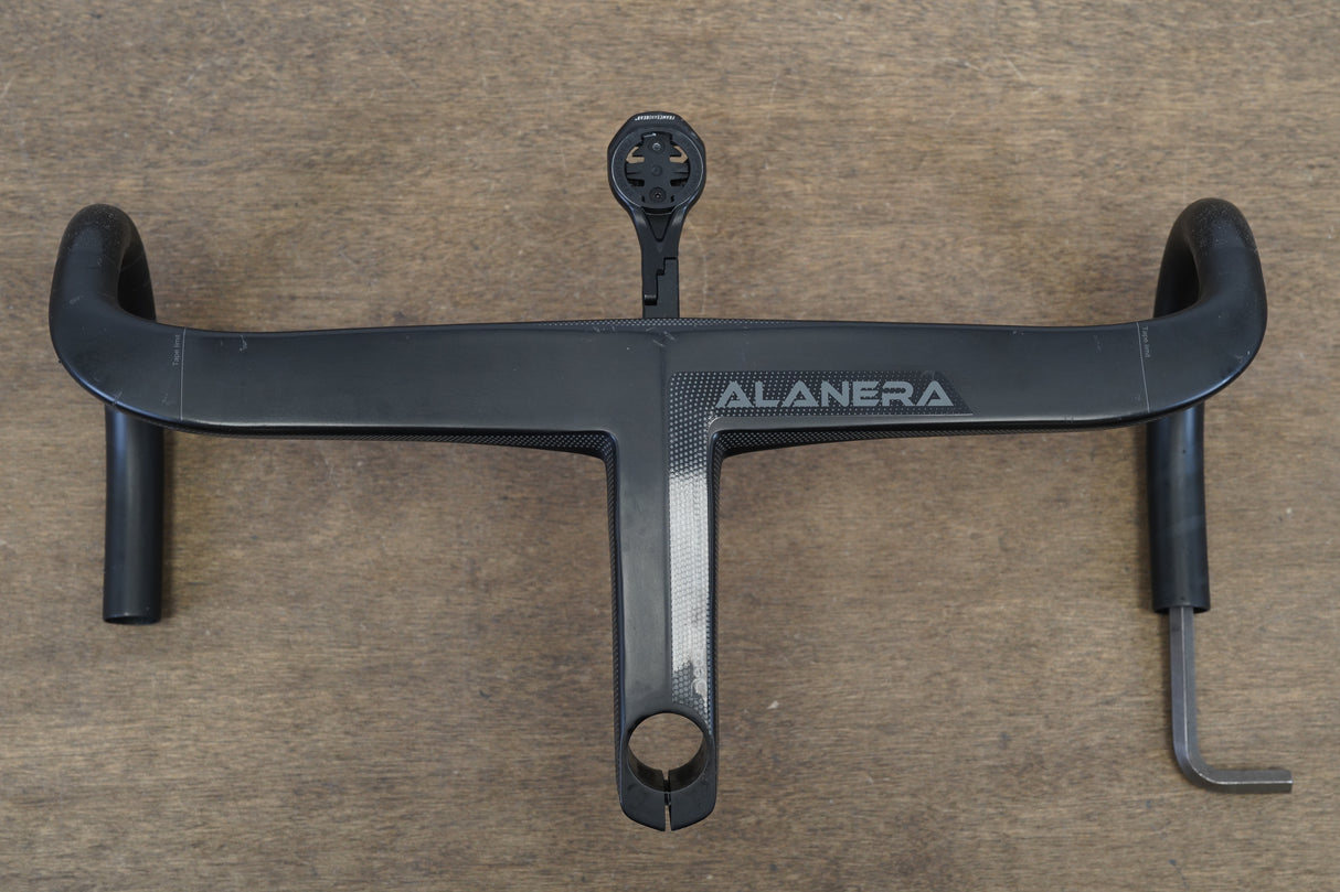 46cm 130mm -8 Degree Deda Elementi Alanera DCR Carbon Barstem + Mount 1 1/8"