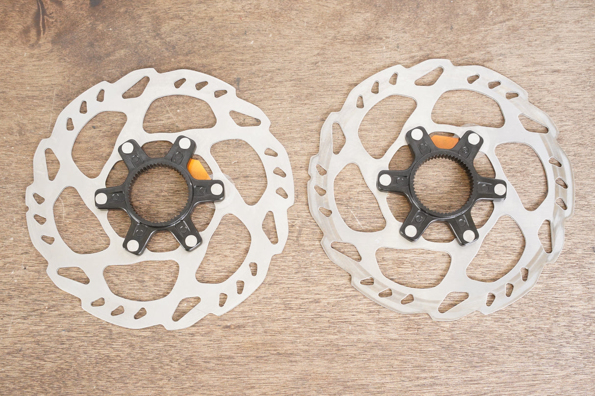 (2) 160mm Shimano SLX SM-RT70 Center Lock Disc Brake Rotors