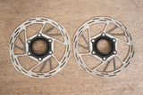 (2) 160mm SRAM PaceLine Center Lock Disc Brake Road Rotors