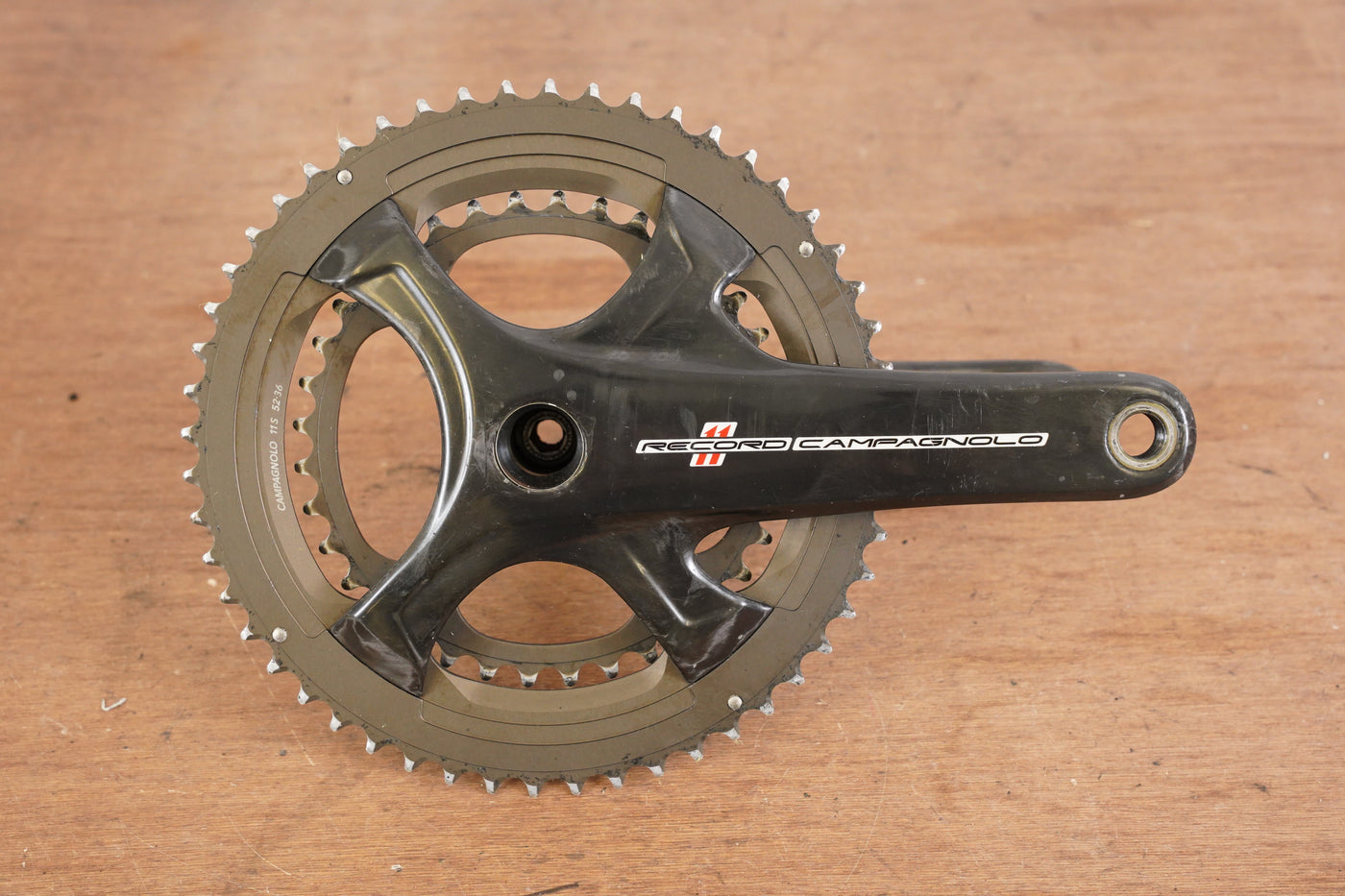 172.5mm 52/36T Campagnolo Record 11 Speed Carbon Road Crankset