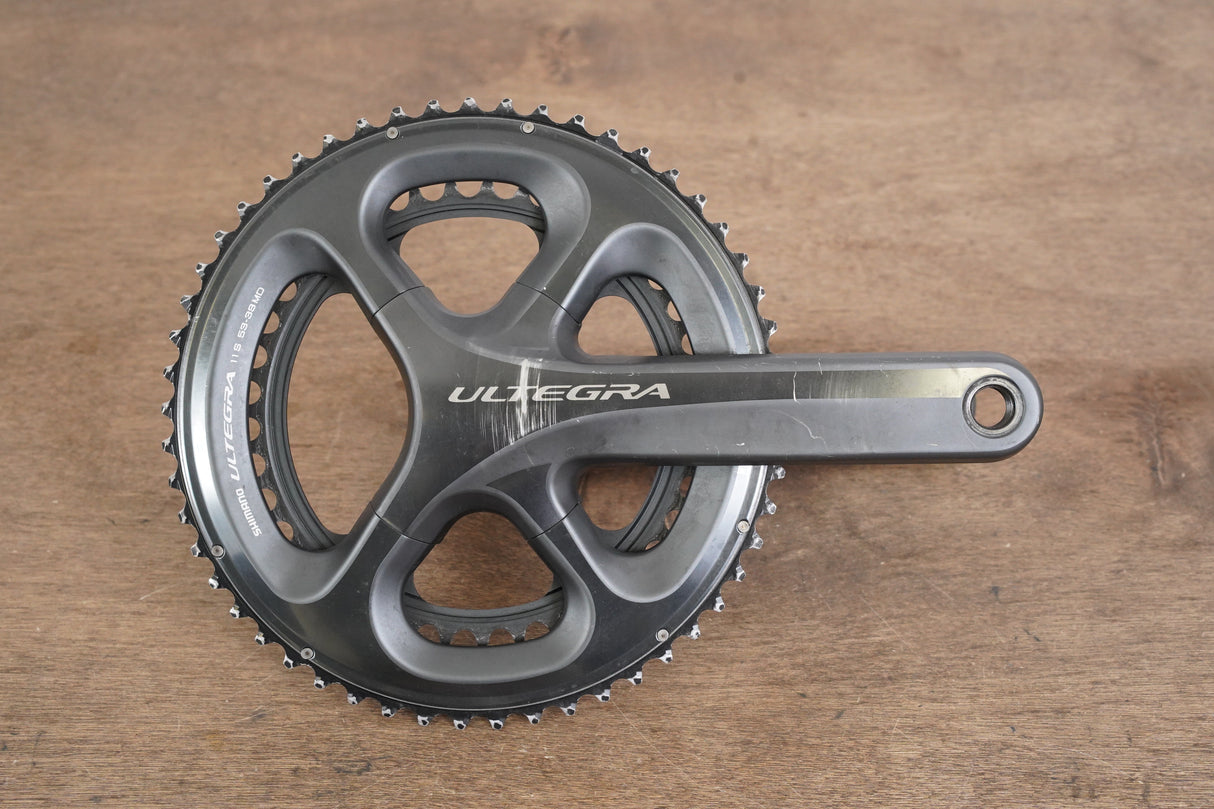 172.5mm 53/39T Shimano Ultegra FC-6800 4iiii Power Meter 11 Speed Crankset