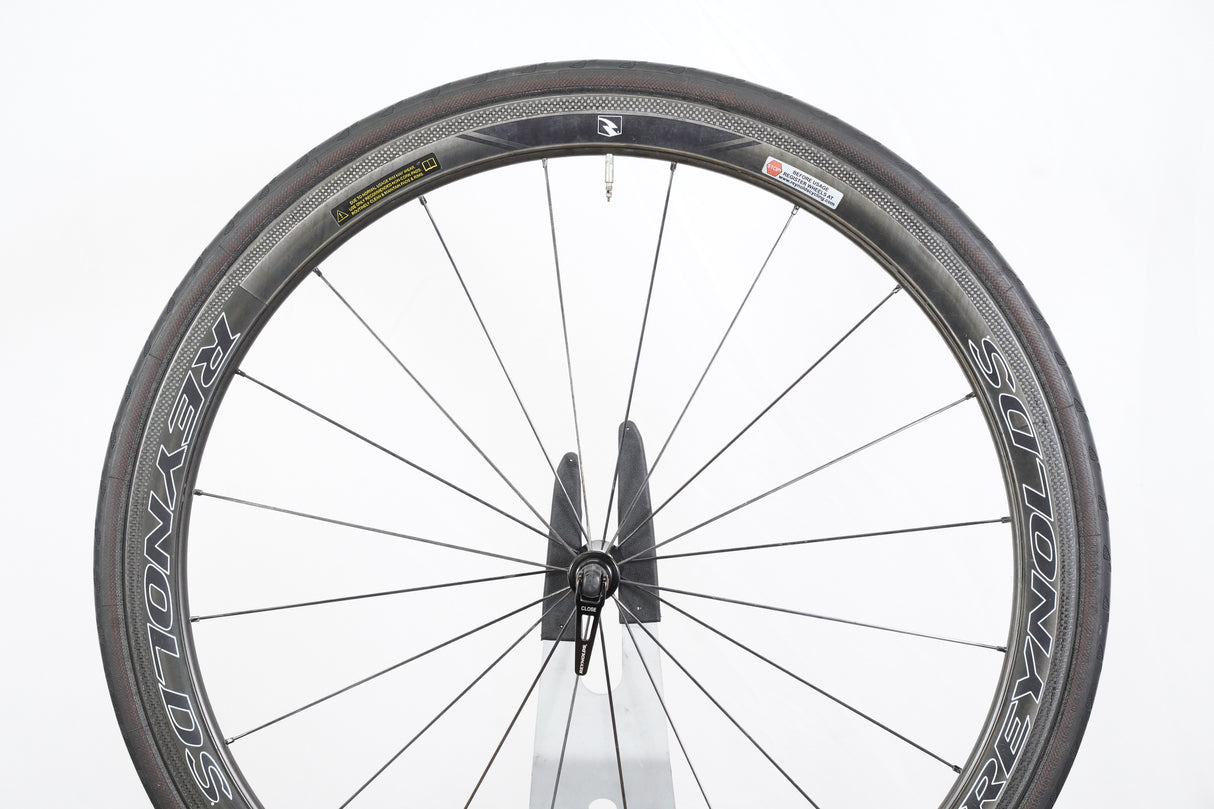 FRONT Reynolds Assault SLG Carbon Tubeless Clincher Rim Brake Wheel