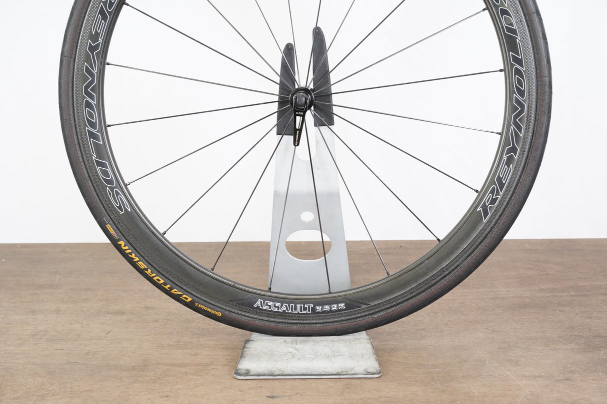 FRONT Reynolds Assault SLG Carbon Tubeless Clincher Rim Brake Wheel