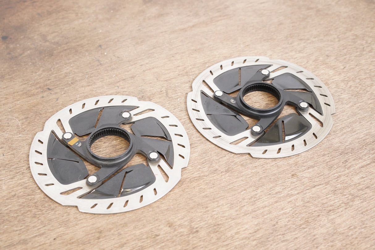 (2) 140mm Shimano Dura-Ace SM-RT900-SS Center Lock Disc Brake Rotors