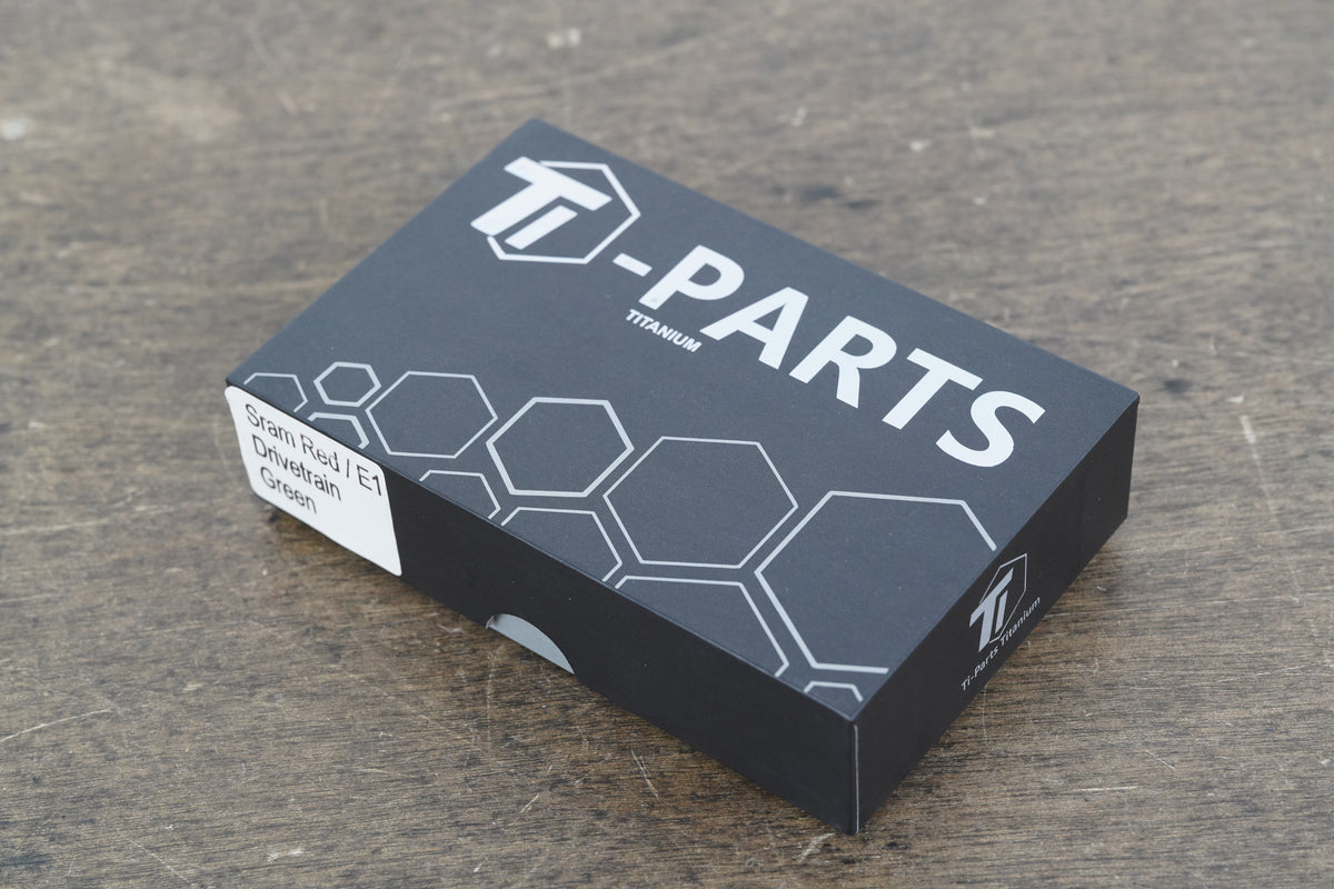 NEW Ti-Parts SRAM Red E1 AXS green hardware kit + Accessories