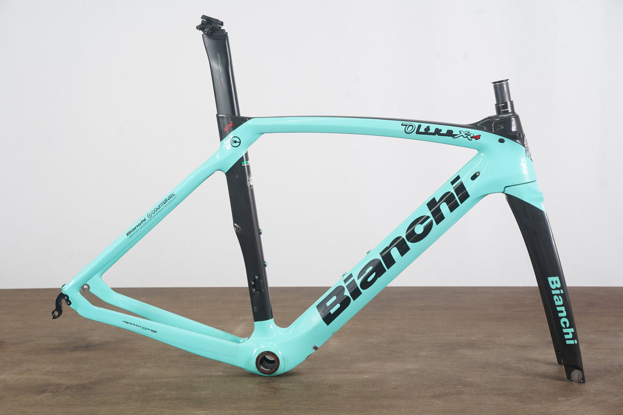 53cm Bianchi Oltre XR4 Carbon Aero Rim Brake Road Frameset
