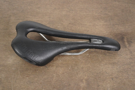 143mm Selle Italia SLR Superflow Titanium 316 Rail Road Saddle 185g