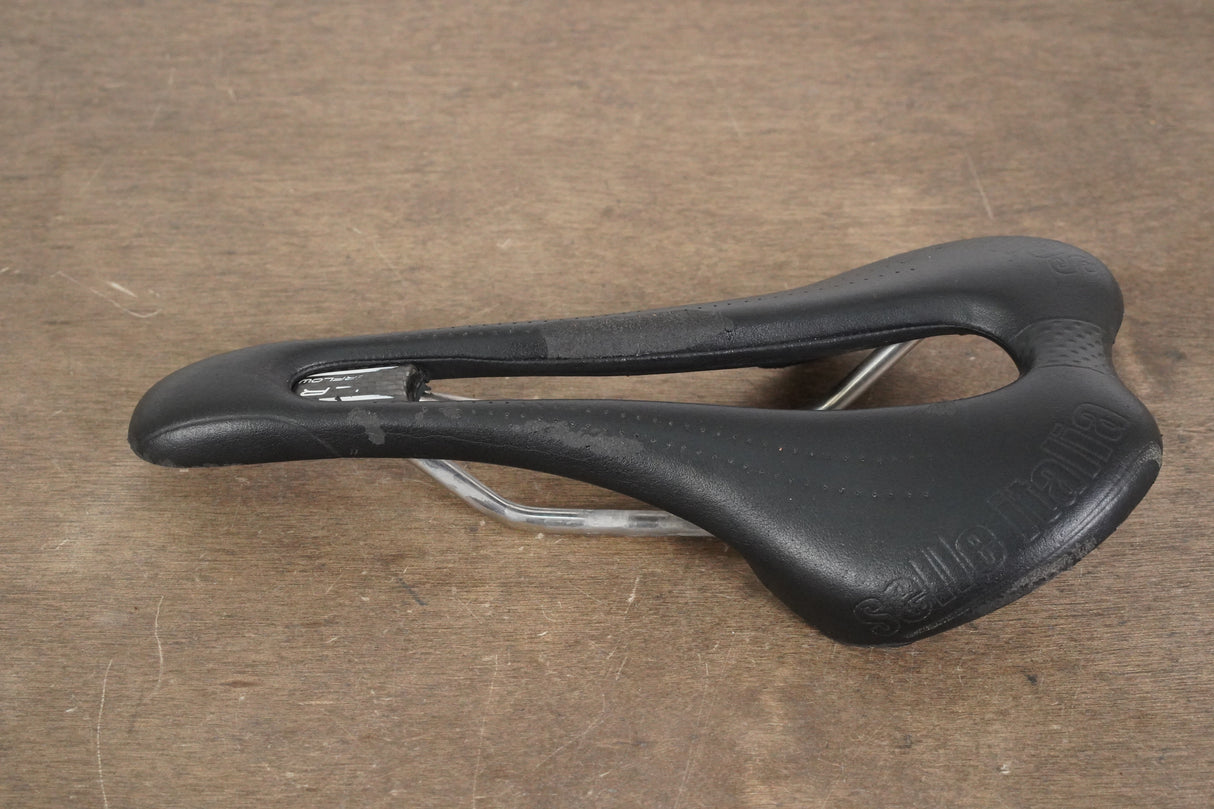 143mm Selle Italia SLR Superflow Titanium 316 Rail Road Saddle 185g