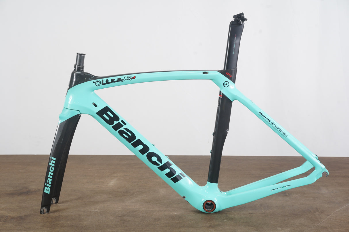 53cm Bianchi Oltre XR4 Carbon Aero Rim Brake Road Frameset