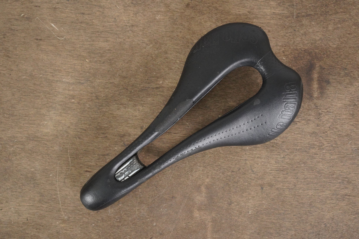 143mm Selle Italia SLR Superflow Titanium 316 Rail Road Saddle 185g