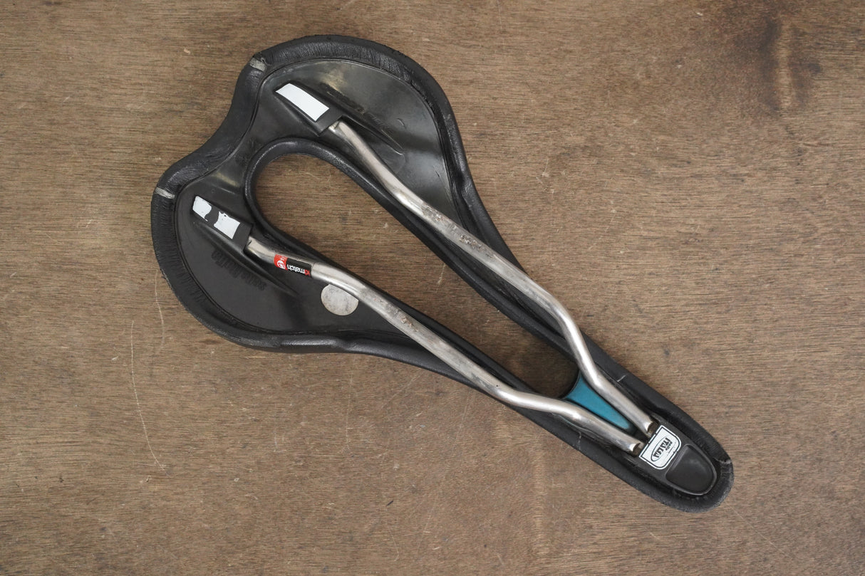 143mm Selle Italia SLR Superflow Titanium 316 Rail Road Saddle 185g