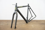 52cm Cannondale SuperX Black Inc. Easton Carbon Disc CX Gravel Frameset Super X