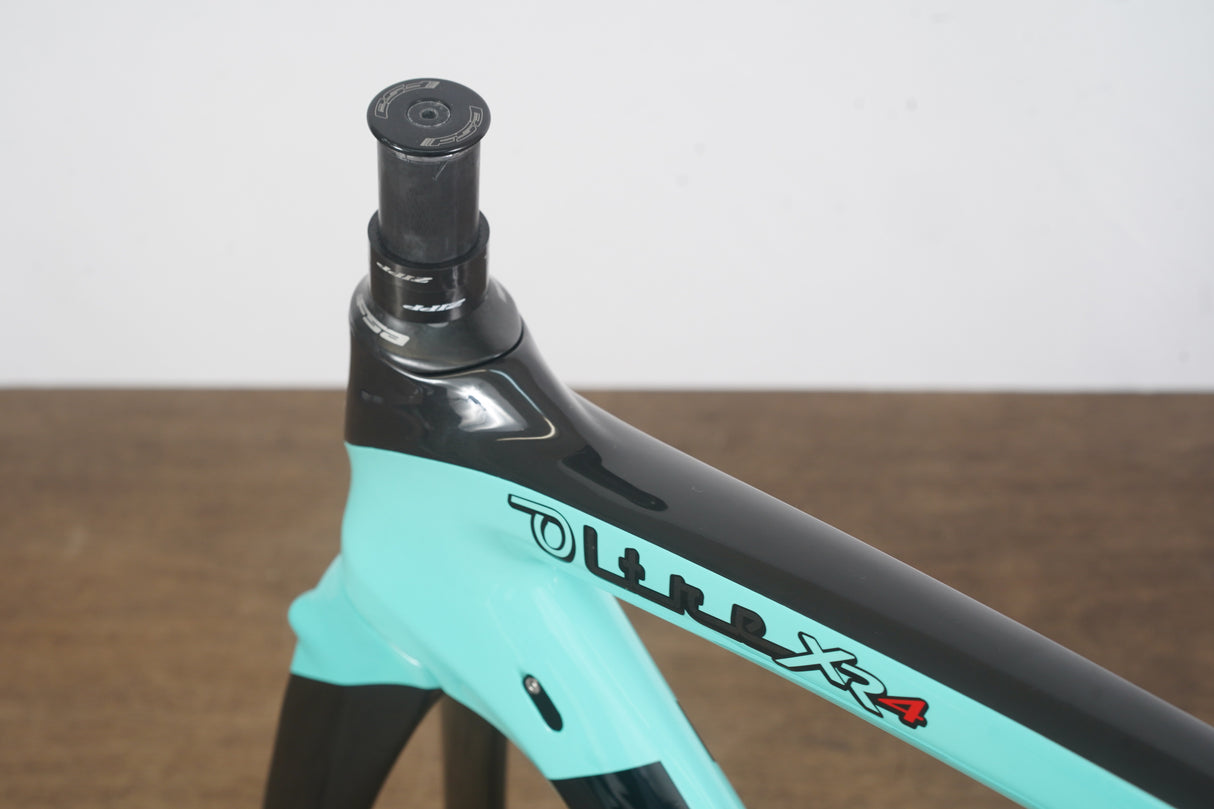 53cm Bianchi Oltre XR4 Carbon Aero Rim Brake Road Frameset