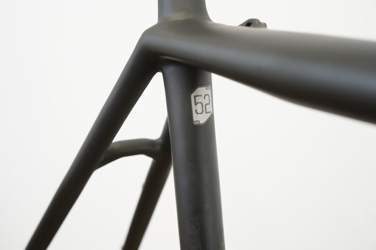 52cm Cannondale SuperX Black Inc. Easton Carbon Disc CX Gravel Frameset Super X