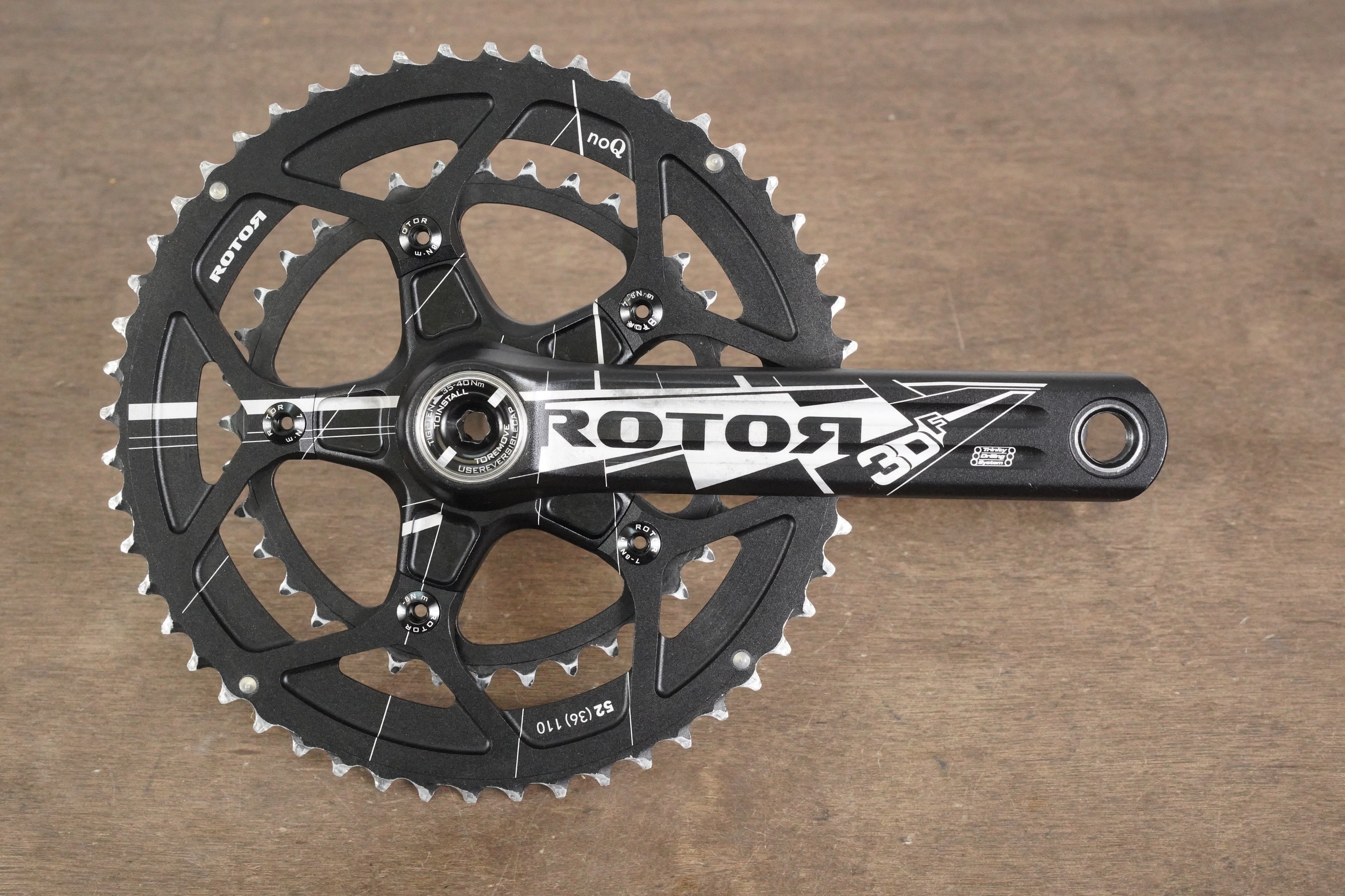 170mm 52/36T BB30 Rotor 3DF Road Crankset 3D F – Elevate Cycling