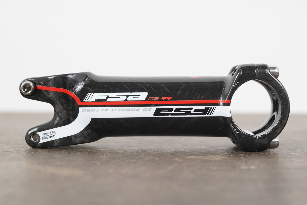 FSA OS-99 CSI 110mm ±6 Degree Carbon Alloy Road Stem 138g 1 1/8" 31.8mm