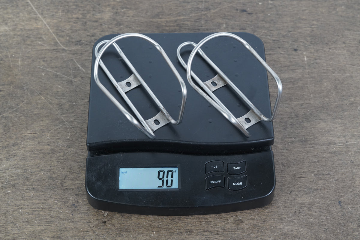 (2) King Cage Stainless Steel Water Bottle Cages 90g