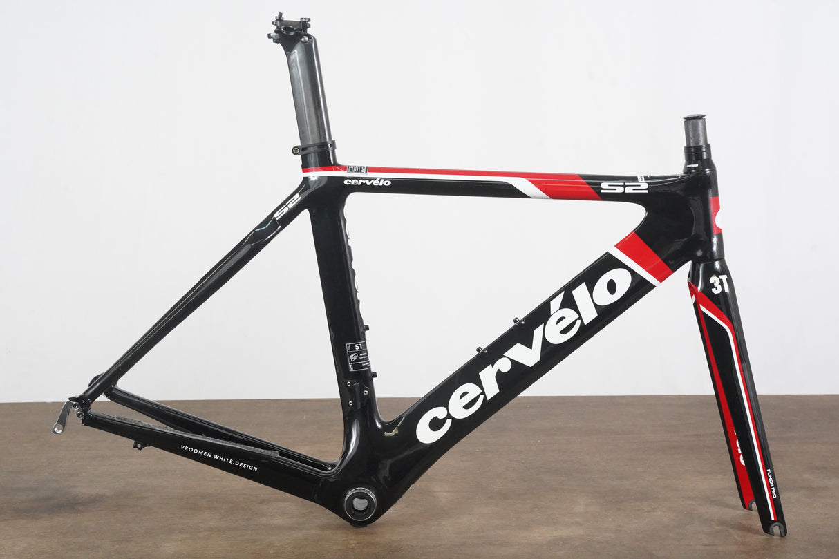 51cm Cervelo S2 Carbon Aero Rim Brake Road Frameset