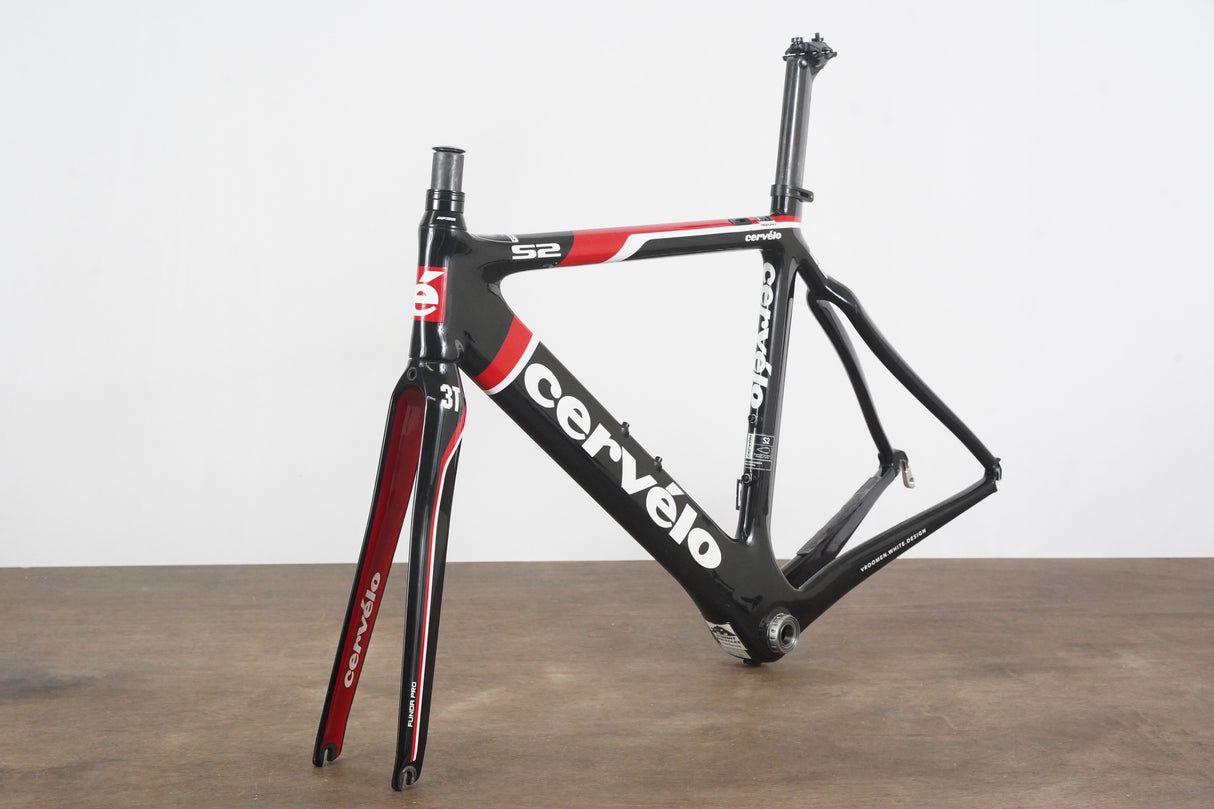51cm Cervelo S2 Carbon Aero Rim Brake Road Frameset